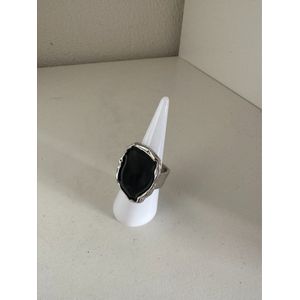 Zwarte ring | Moederdag | Verjaardagscadeau| Cadeautje| Valentijnsdag| Kado | sieraden | vaderdag | oorbellen | oorsieraden ring