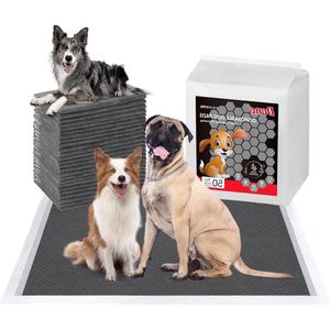 Wegwerppads voor puppy's - 50 stuks plaspads houtskoolpuppypads - kleine honden - auto huis - 60 x 90 cm