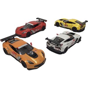 Kinsmart Chevrolet Corvette C7.R race car 2016. — Oranje
