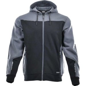 Sara4you Comfort Plus Hoodie Zwart-Grijs 35625 - XXL