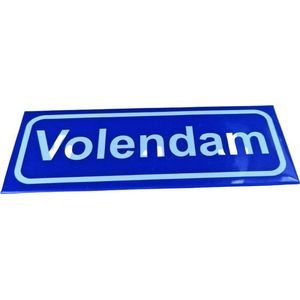 Zeeuws Meisje - Koelkast Magneet - plaatsnaambord kombord Volendam