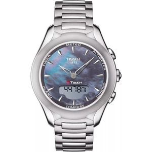 Tissot T-Touch Solar T0752201110101 Horloge - Staal - Zilverkleurig - Ø 39 mm