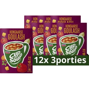 Unox Hongaarse Goulash Cup-a-Soup - 12 x 3 x 175 ml - Voordeelverpakking