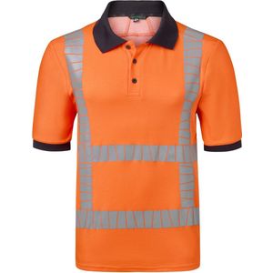 HAVEP Polo RWS+ 10084 - Fluo Oranje/Charcoal - 4XL
