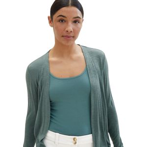 Tom Tailor Dames-Cardigan--10697 Sea Pine-Maat XXL