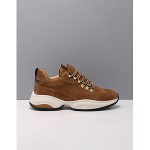 VIA VAI Pepper Clay Sneakers - Suede - Bruin - Maat 38