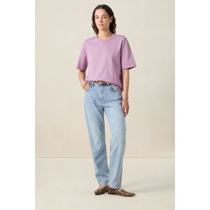 Sissy-Boy - T-shirt - Lichtpaars - Korte Mouwen - Regular Fit