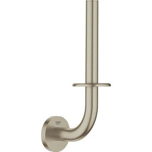 GROHE Essentials reserverolhouder - WC-rol houder voor 1 rol - Nickel geborsteld (mat nikkel)
