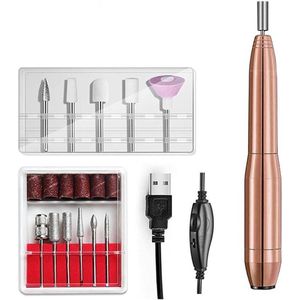 Inovra Plus - Elektrische nagelvijl en nagelboor met USB opladen voor professionele manicure thuis en in nagelsalon