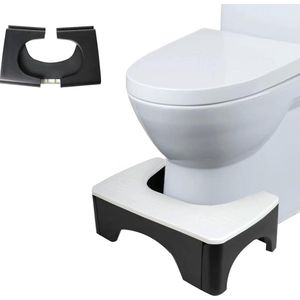 Luvetrex ® Ergonomische Opvouwbare Badkamerkruk voor Verbeterde Toiletpositie en Gemakkelijk Opbergen