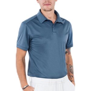 Func Factory mannen Poloshirt Mac blauw melange maat XL