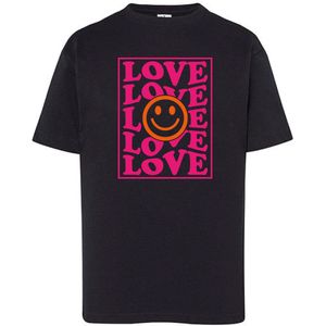 Kids - T-Shirts - Love Love Love-Zwart-98