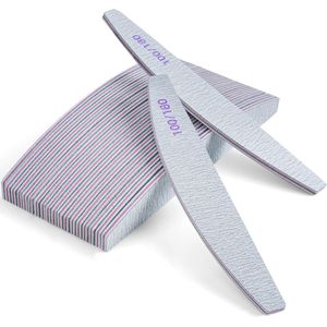 Professionele nagelvijlen - 20 stuks - wasbaar - wit