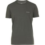 JOOP! - Shirt - Grijs - Effen - Kwartmouw