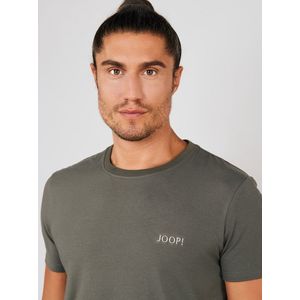 JOOP! - Shirt - Grijs - Effen - Kwartmouw