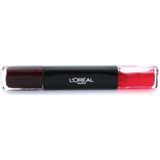 L’Oréal Paris Infallible Nail - 21 Always a Lady - Donkerrood - Nagellak