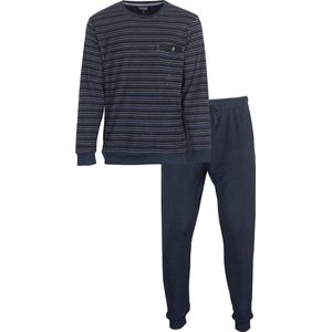 Paul Hopkins - Heren Pyjama - Badstof - Blauw - Maat XXL