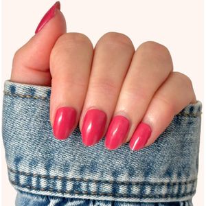 BIMA Nails - Gellak Nagel Stickers - Gel Nagel Wraps - Nail Art - UV lamp nodig - Dark Rose