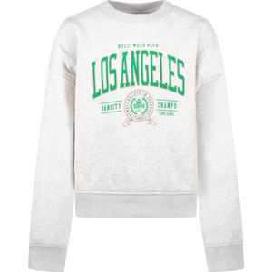 Cars Jeans Ximany Sw Grey Melee Meisjes Trui - Maat 116