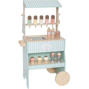 Houten montessori speelgoedkast ® naturel, laag