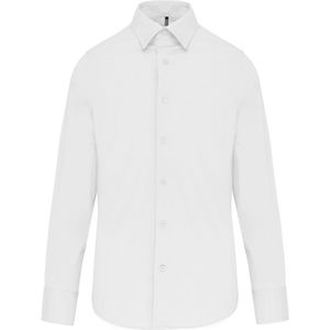 Kariban Heren stretch overhemd lange mouwen K529 - White - M