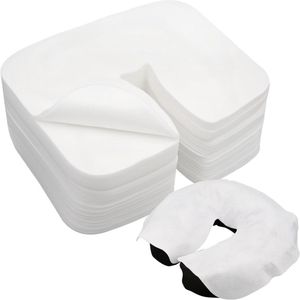 200 stuks wegwerp neussleufdoeken - vlies-wegwerppads voor hoofdsteunen - massagetafels en massagebanken - gezichtskussen accessoires - 35 x 30 cm
