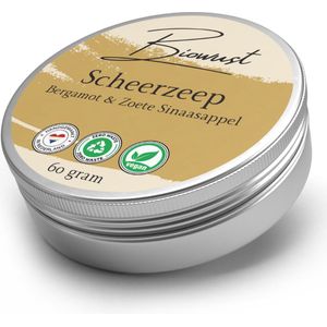 Scheerzeep - Handgemaakt - Vegan - Plasticvrij - Nederland