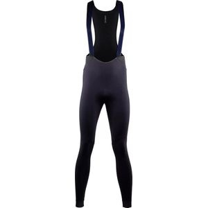 Nalini - Fietsbroek lang met bretels - Wielrenbroek - Thermo gevoerd - Heren - NEW IDEALE BIB TIGHT - BLACK - XXL