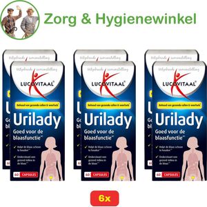 6x - Urilady 60 capsules - Voordeelverpakking!