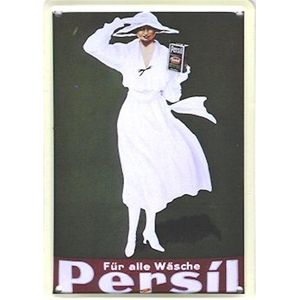 Persil reclame Persil Fur Alle Wasch - Metalen reclamebord - 10x15 cm
