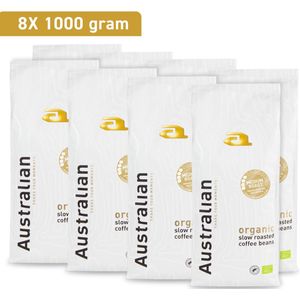 Australian Homemade BIO Coffee - Koffiebonen - Medium Roast - (8x1000g) - RFA