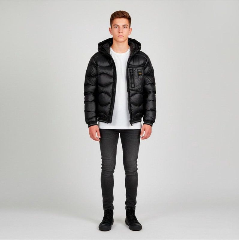 Blauer - Brinton - Jas - Zwart - Donsvulling - Technische Stof