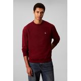 Calvin Klein - Rode Katoenen Trui - Monogram Geborduurd - Heren