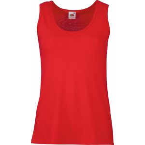 Fruit Of The Loom Dames / Vrouwen Dames-Fit Valueweight Hemd (Rood)