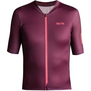 Tactic Korte Mouw Wielertrui Roze XS Man