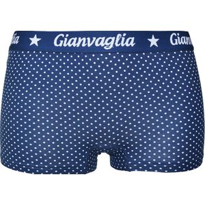 Meisjes boxershorts Gianvaglia 3 pack stippel donkerblauw 92/104