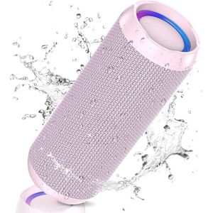 GTB® Douche Speaker - Badkamer Speaker - Douche Speaker Bluetooth - Roze - 21cm x 8cm x 8cm
