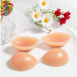 Nep Borsten - Nep borsten Voor Mannen - Siliconen push-up Borsten - Travestiet - ZELFKLEVEND - Fake Tieten - Meegeleverde bandjes - Cup A-B-C - Borsten BH - Push up borsten -