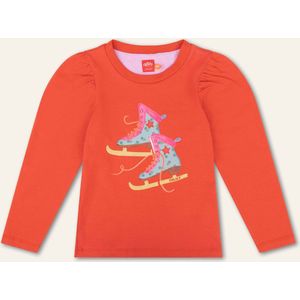 Tuin l.sl. T-shirt 19 Solid with artwork Skates Red: 104/4yr