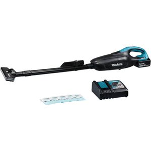 Makita DCL182RTB Accu Steelstofzuiger Zwart 18V 5.0Ah