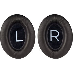 Somstyle Oorkussens Geschikt Voor Bose QC45 - 2 Stuks - Eiwitleer - Zwart