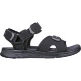 Skechers - Go Consistent Sandalen - Zwart - Imitatieleer - Klittenbandsluitingen
