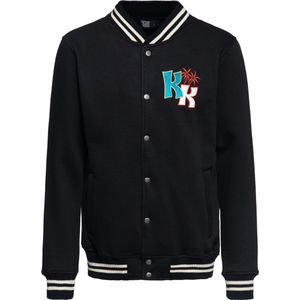 King Kerosin Tiki Surfers College Sweatjacke Schwarz-M