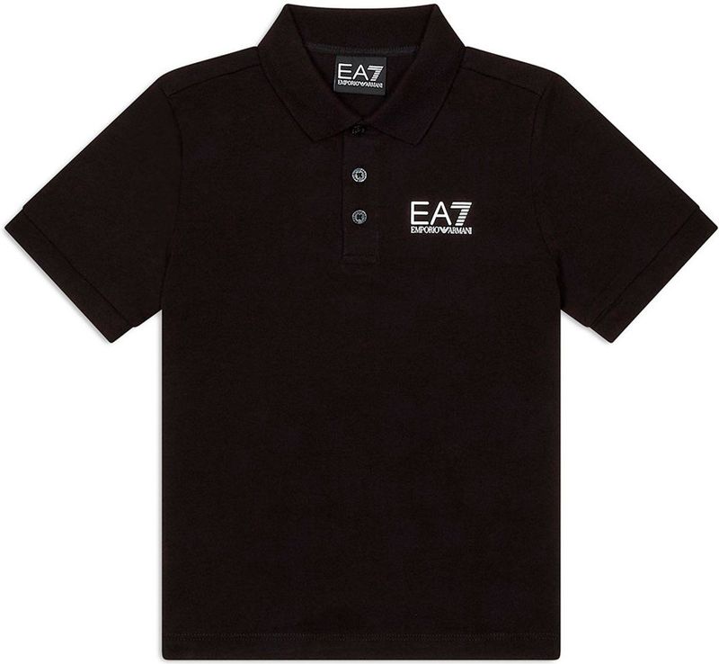 EA7 - 7B000022_AF10378 - Poloshirt - Marineblauw - Katoen Jersey - Korte Mouwen