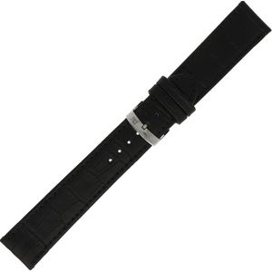 Morellato PMX019JUKE PC horlogebandje - Leer - Zwart - 14 mm