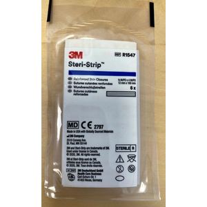 3M hechtpleister Steri-Strip 12mm x 100mm, 2 zakjes met 6 strips