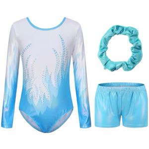 Turnsetje Claudia LM - blauw - maat 122/128