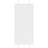 vidaXL - Plissé - rolgordijn - 65x100 - cm - stofbreedte - 64,4 - cm - polyester - wit