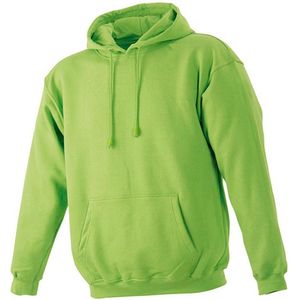 James and Nicholson Unisex Hooded Sweatshirt (Kalk groen)