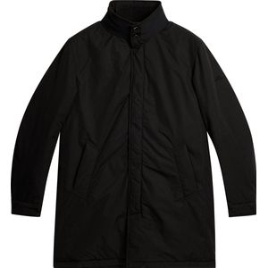 J. Lindeberg Heren Hollis Padded Coat Black - Winterjas Voor Heren - Zwart - XL